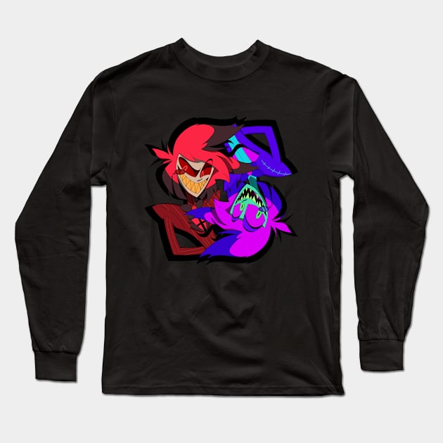 Alastor Long Sleeve T-Shirt by CreepyChara